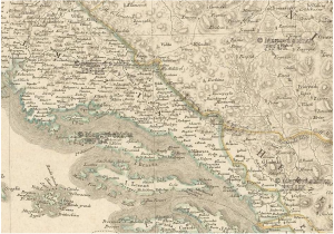 Carta novissima della Dalmazia, Albania, Croazia, Bosnia 1806