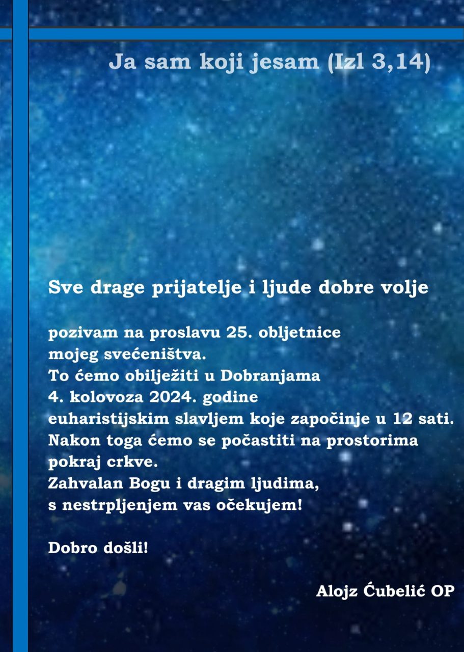 25 godina svećeništva - Alojz Ćubelić OP
