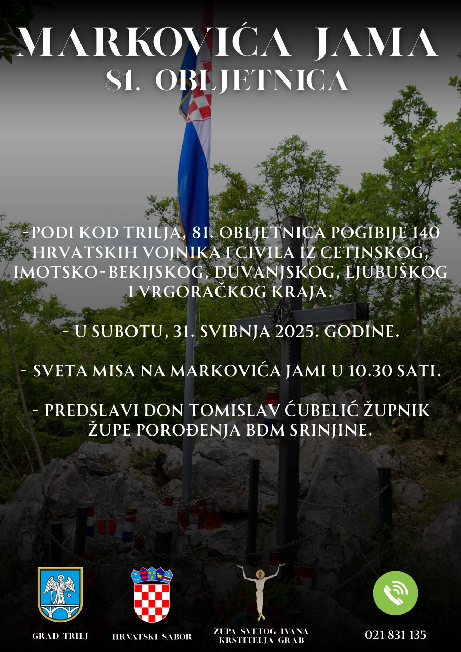 Markovića jama 81. obljetnica