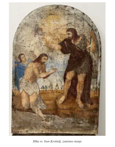 Restauracija slike sv. Ivan Krstitelj