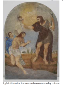 Restauracija slike sv. Ivan Krstitelj